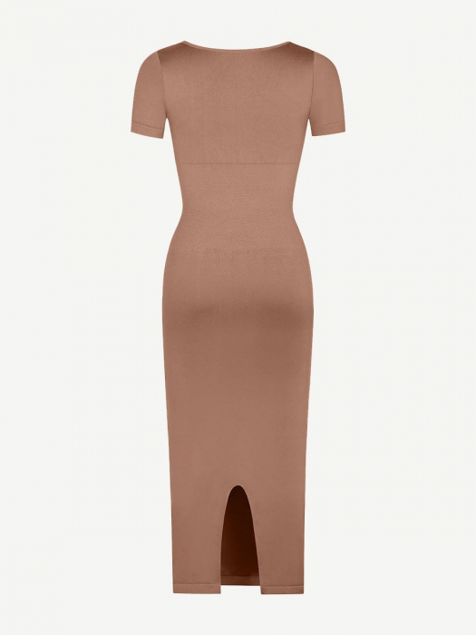 Rochie modelatoare Dalia (Bej) [6]