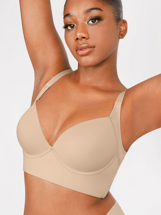 Sutien modelator cu push-up Julien (Bej) [3]