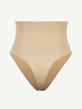 Chiloți tanga modelatori Kim (Bej) [3]