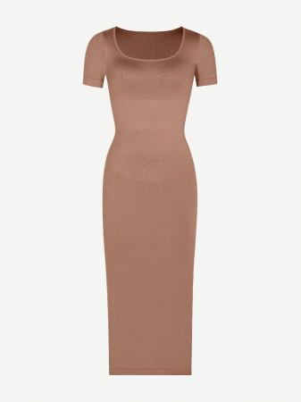 Rochie modelatoare Dalia (Bej) [3]