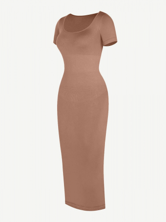 Rochie modelatoare Dalia (Bej) [4]