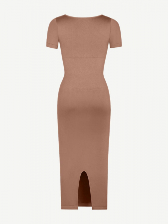 Rochie modelatoare Dalia (Bej) [5]