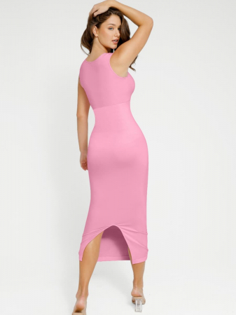 Rochie modelatoare roz Monica [1]