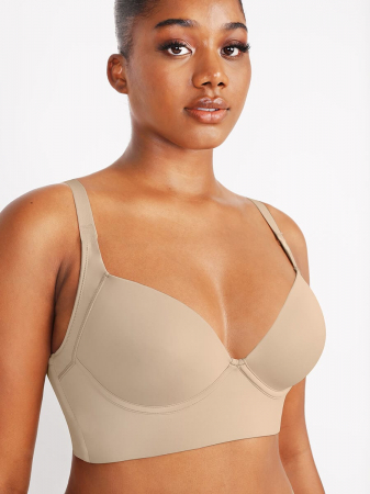 Bustiera modelatoare - Sutien modelator cu push-up Julien (Bej)