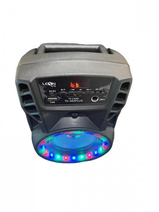 Boxa portabila wireless cu bluetooth, Bass stereo, tip troller cu lumini, model TO 464 [3]