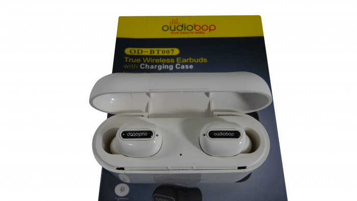 Casti Wireless Pods Audiobop cu magnet si caseta de incarcare [3]