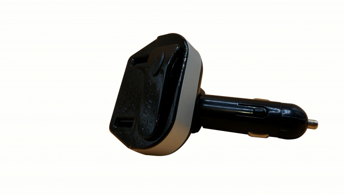 Modulator auto bluetooth, cu casca si 2 port USB, FM/MP3, handsfree [2]