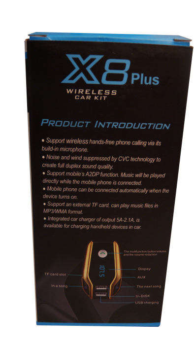 Modulator Auto cu afișaj LCD și Bluetooth, X8 Wireless [4]