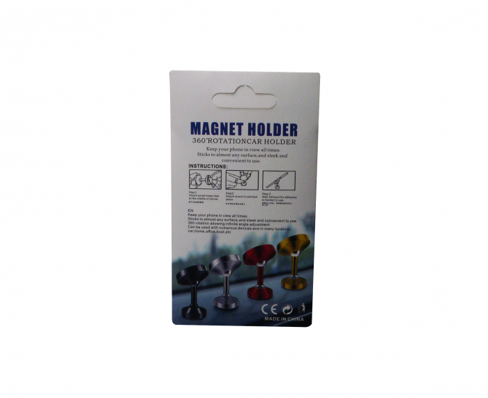 Suport auto magnetic rotativ 360° pentru telefon [3]