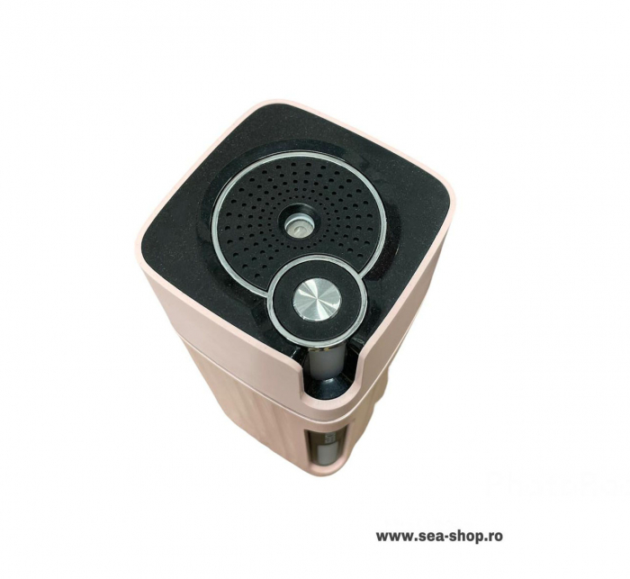 Umidificator Ultrasonic Cube si Difuzor AromaTerapie, culoare Alb, 300 ml [2]