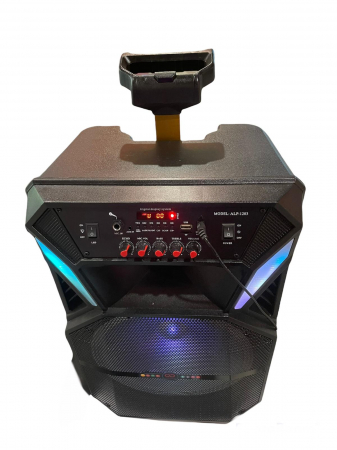 Boxa Portabila 12inch, tip troller, cu microfon wireless si telecomanda, PMPO 4500WATTS [1]