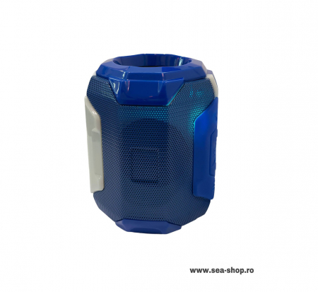 Toate Produsele - Boxa Portabila Wireless cu Bluetooth si snur, culoare albastru