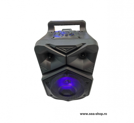 Toate Produsele - Boxa portabila 8 inch + 2ich, cu lumini, microfon si telecomanda