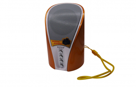 Toate Produsele - Boxa Portabila cu bluetooth si snur, galben-auriu,  WS 133