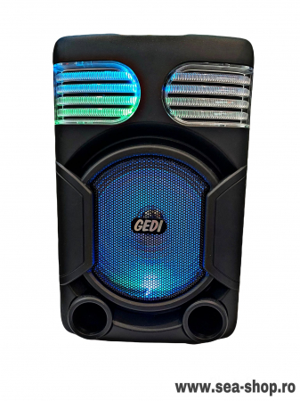Boxa Audio Portabila cu Bluetooth, telecomanda si microfon karaoke [2]