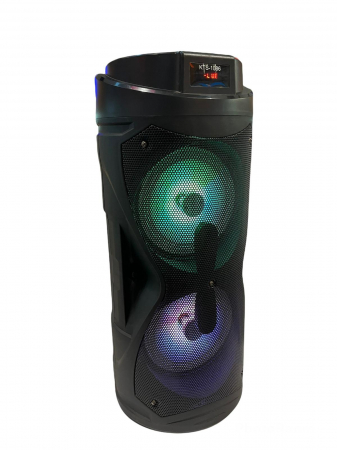 Toate Produsele - Boxa Portabila Karaoke 6,5 inch x 2, cu lumini, microfon si telecomanda