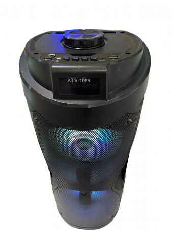 Boxa Portabila Karaoke 6,5 inch x 2, cu lumini, microfon si telecomanda [2]