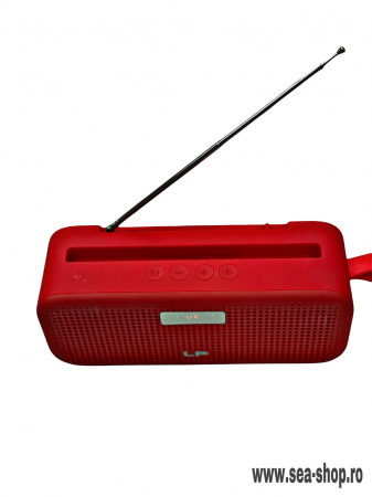 Boxa Portabila Radio cu Bluetooth LP-V17, Rosu [2]