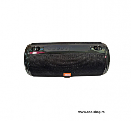 Boxa Portabila Bluetooth T&G 537 cu LED si curea, culoare negru [2]