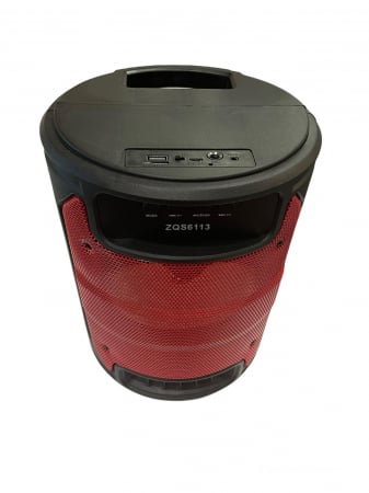 Boxa Portabila Wireless cu Bluetooth si lumini, 6,5 inch, model ZQS 6113S [1]