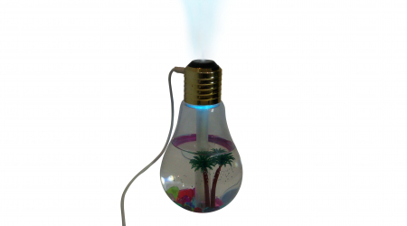 Umidificator Bulb si Difuzor Aromaterapie, Multicolor Led, 120 ml [2]