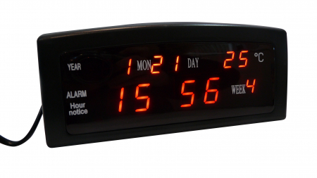 Ceas Digital cu Termometru, Calendar și Radio [1]