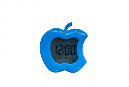 Ceasuri Digitale si Radio - Ceas digital cu alarma, termometru, calendar, Mar albastru