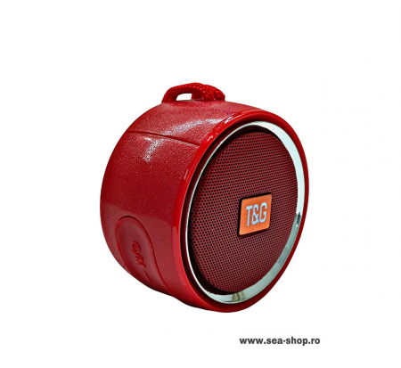 Toate Produsele - Mini Boxa Portabila Wireless cu Bluetooth, model TG 536, culoare rosu