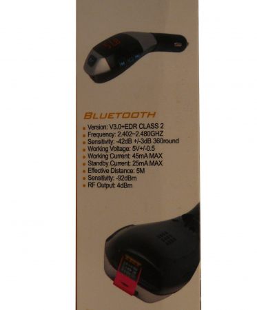 Kit Auto Bluetooth X7 cu funcție de Modulator auto și telecomandă [2]