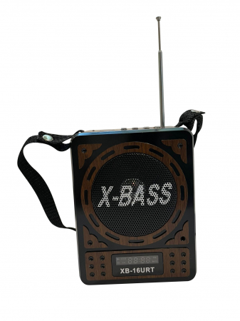 Ceasuri Digitale si Radio - Radio WAXIBA X-Bass cu mini display, model XB-16URT, maro