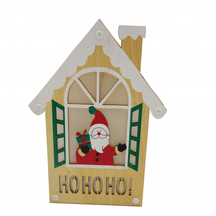 Felinar decorativ in forma de casuta, 20 cm [1]
