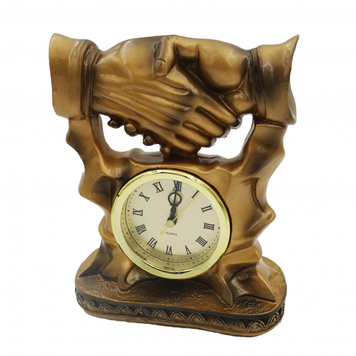 Statuieta din rasina cu ceas, model maini, 25 cm [2]