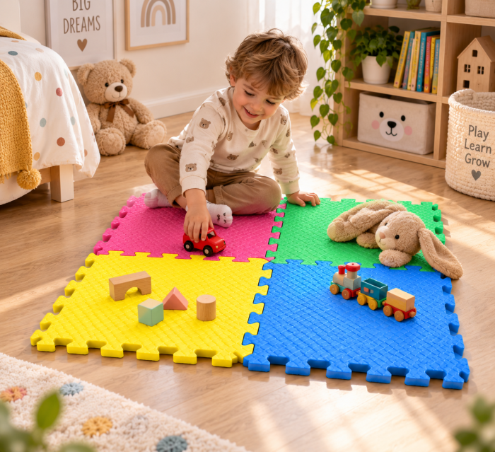 Puzzle Burete pentru Copii, 4 Piese, 60 × 60 cm [2]