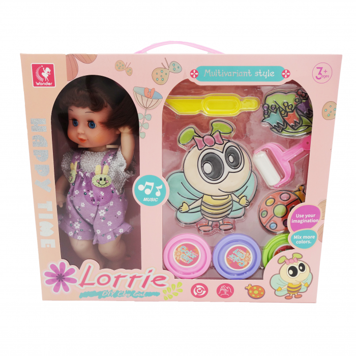 Set papusa cu plastilina, 25 cm [1]