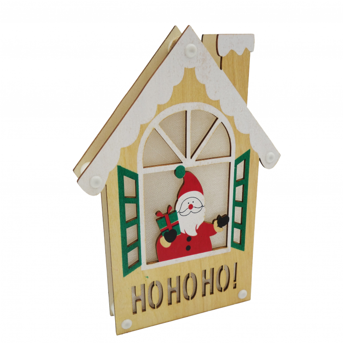 Felinar decorativ in forma de casuta, 20 cm [3]