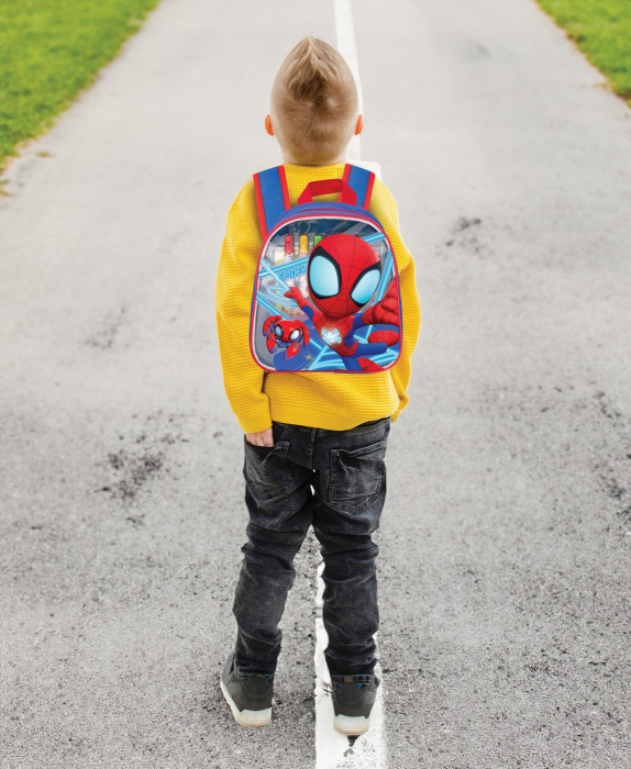 Set de desen in rucsac, Spidey si uimitorii sai prieteni, 23 x 24 cm [3]