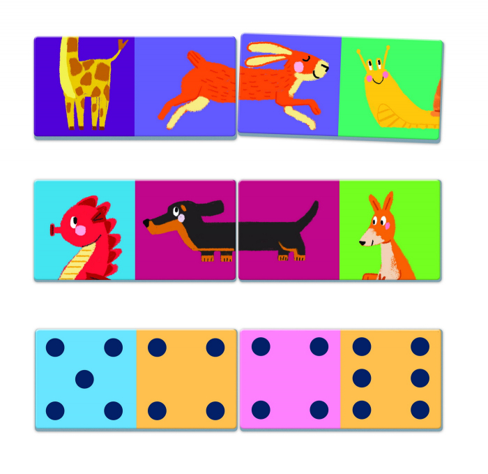 Joc domino, Animalute si numere, Agerino, 4-6 ani [4]