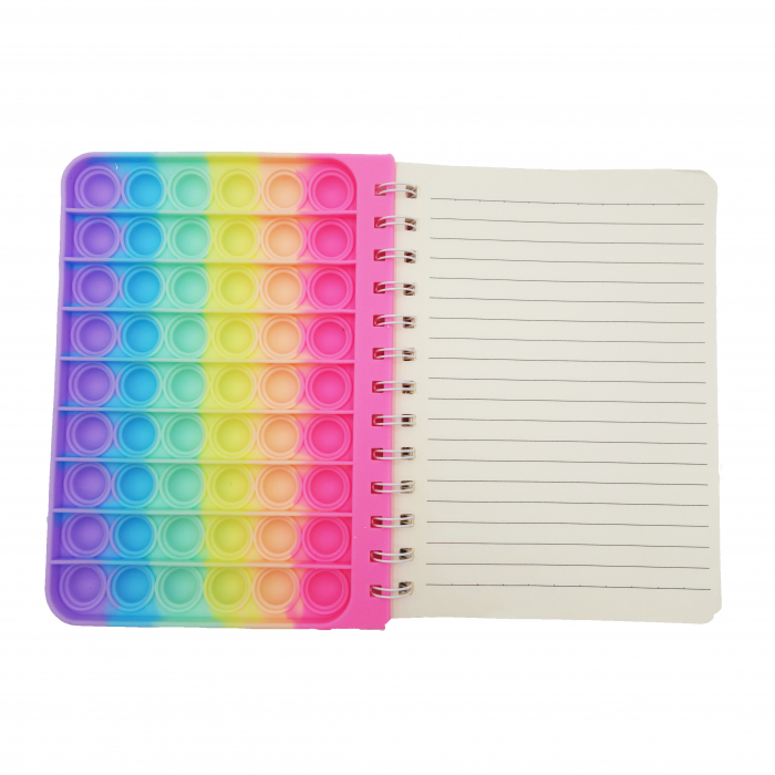 Agenda cu coperta pop-it, spirala, 19 cm [3]