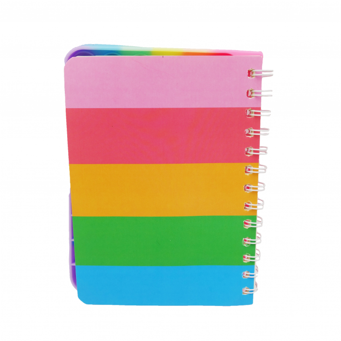 Agenda cu coperta pop-it, spirala, 19 cm [2]