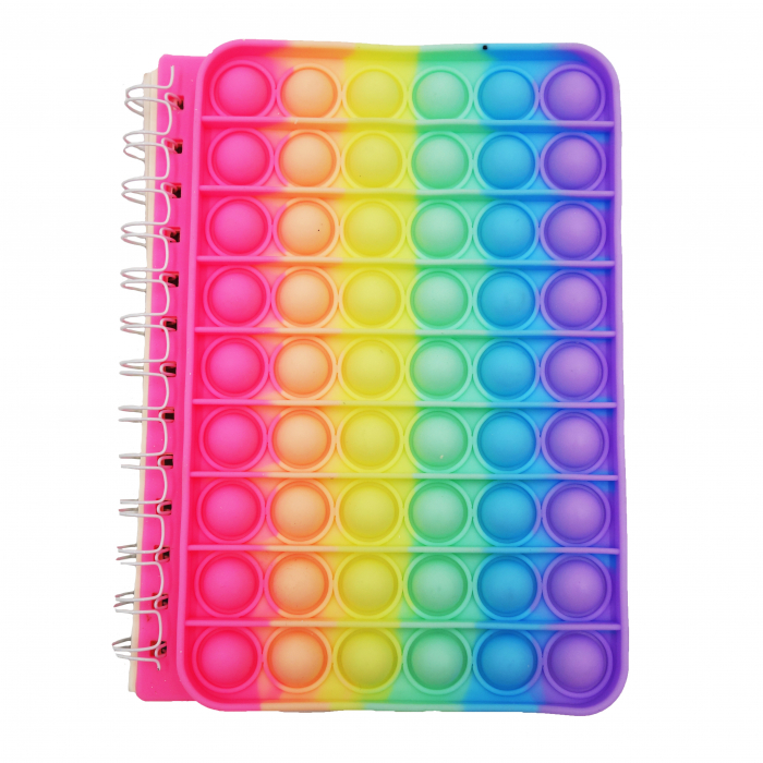 Agenda cu coperta pop-it, spirala, 19 cm [1]