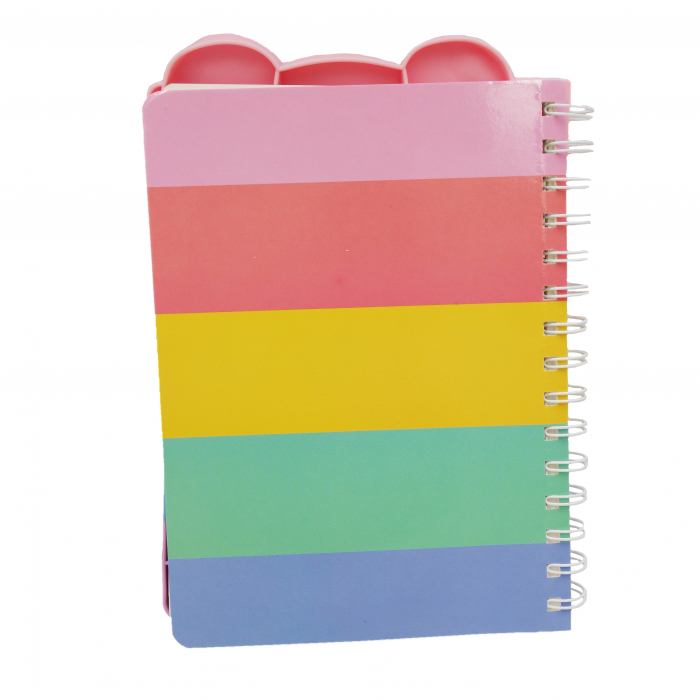 Agenda cu model pop-it șoricel și spirala, 23 cm [2]