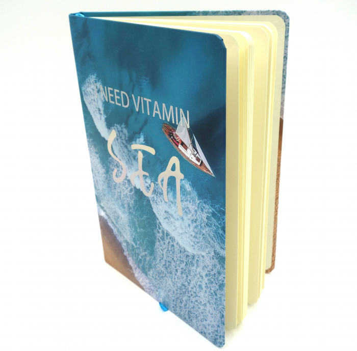 Agenda hardcover, model valuri, 96 pagini [4]