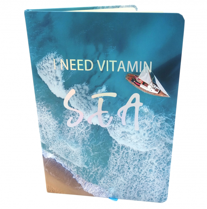 Agenda hardcover, model valuri, 96 pagini [2]