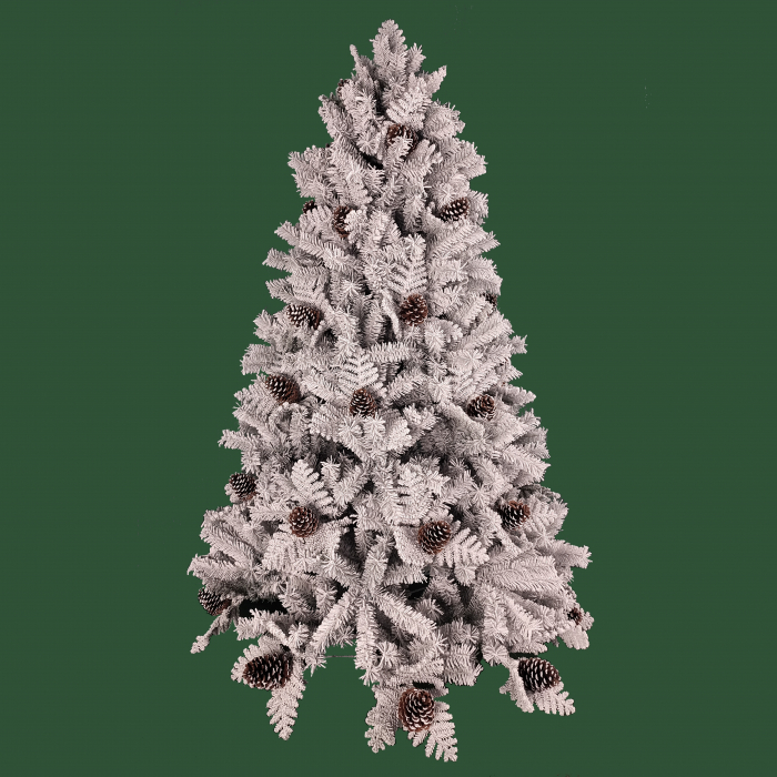 Brad artificial nins, cu diferite modele de crengute si conuri, 210 cm [1]
