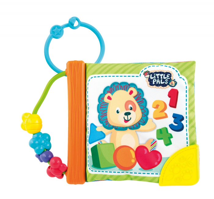 Carticică pentru bebeluși, Multicoloră, 6 pagini cu animale și sunete, 20 cm [2]