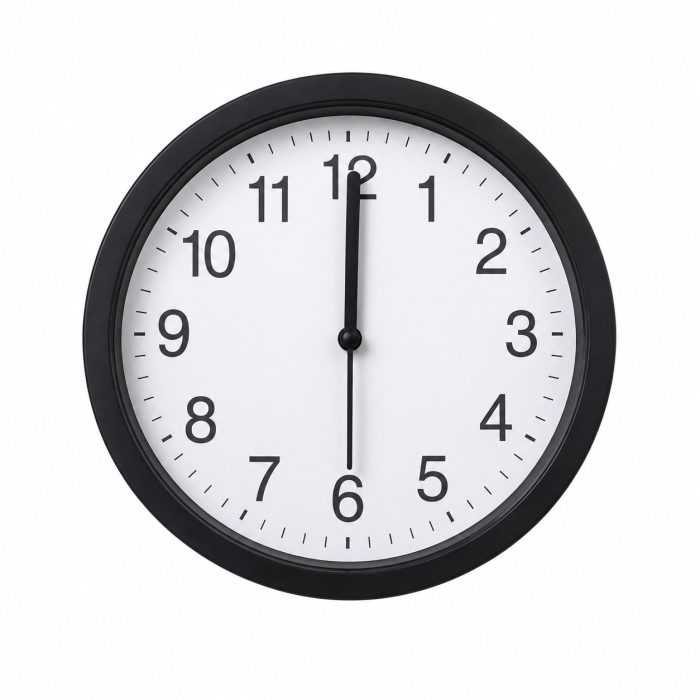 Ceas de Perete 20 cm cu Mecanism Silențios | Design Clasic [3]