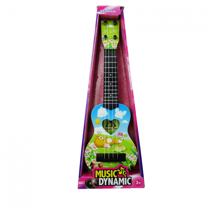 Chitara de jucarie, Music Dynamic, cu desene, 45 cm [3]