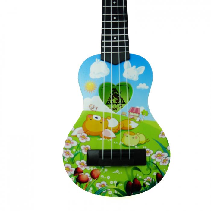 Chitara de jucarie, Music Dynamic, cu desene, 45 cm [4]