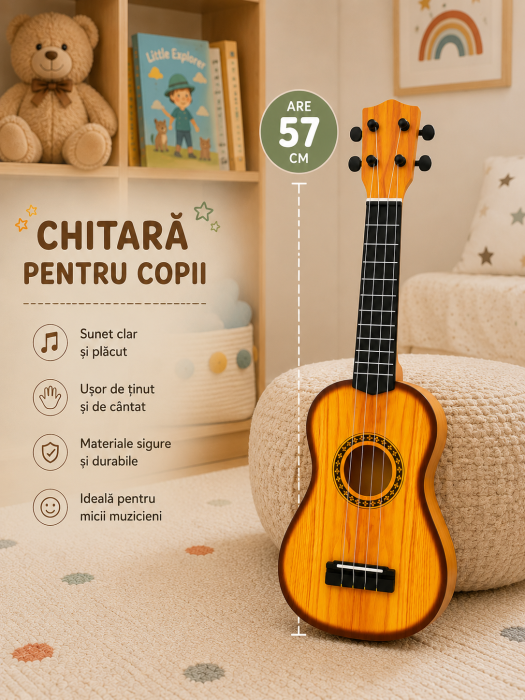 Chitară pentru copii DreamVoice Classical Series 57 cm [4]