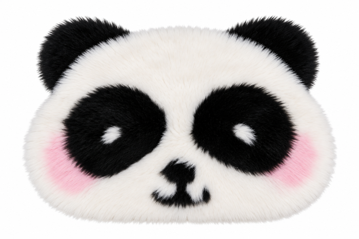 Covor Panda din blana artificiala pufos 60x90 cm [6]